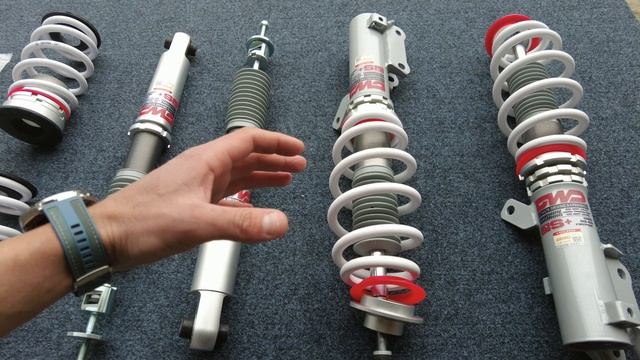 Винтовая подвеска (койловеры) DWD Street для Hyundai Solaris 2 с регулировкой высоты и жесткости.