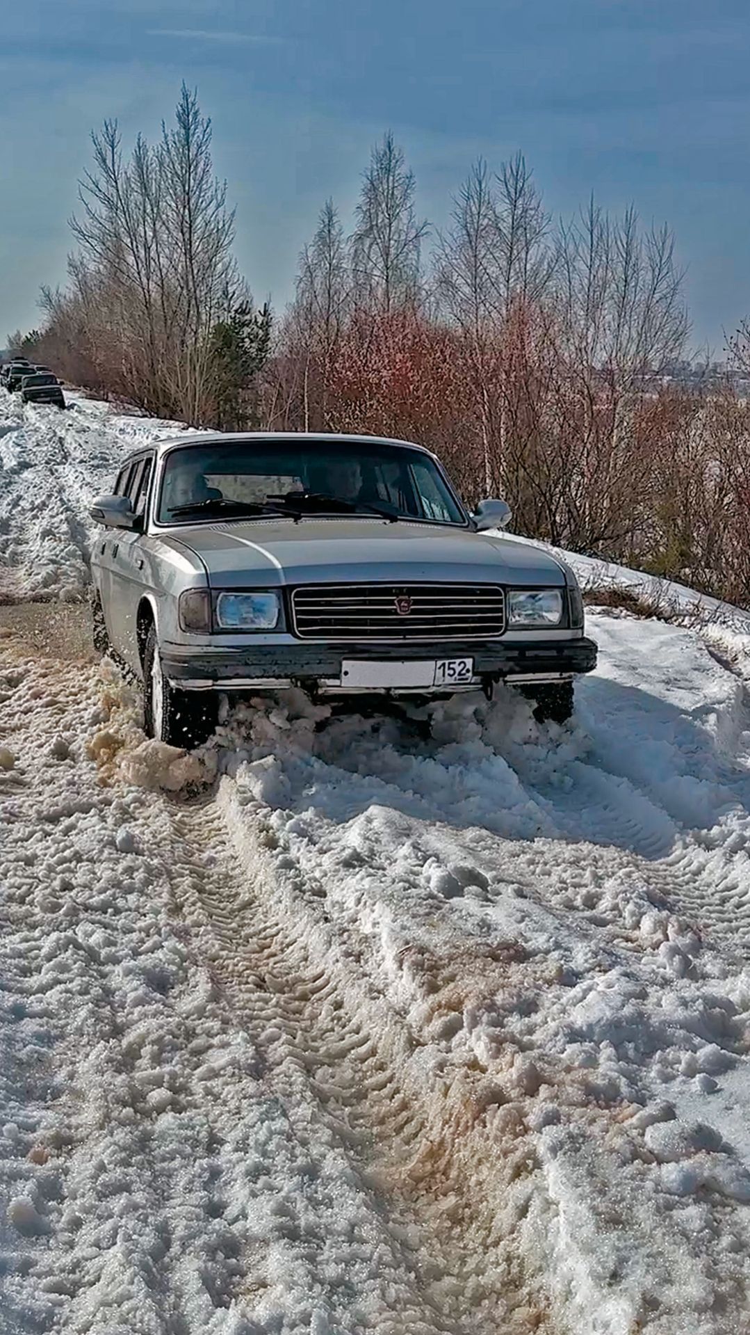ВОЛГА на полном приводе на бездорожье