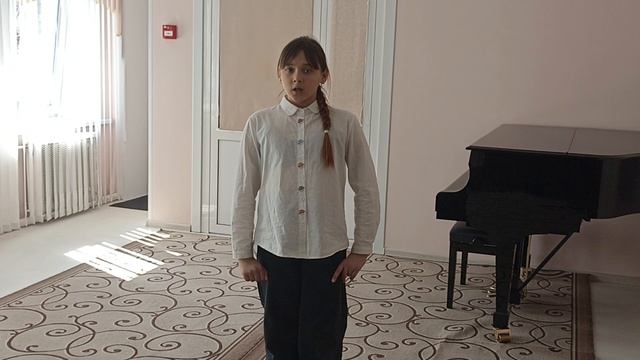 Антохина Алина 11 лет А. Барто Первая любовь