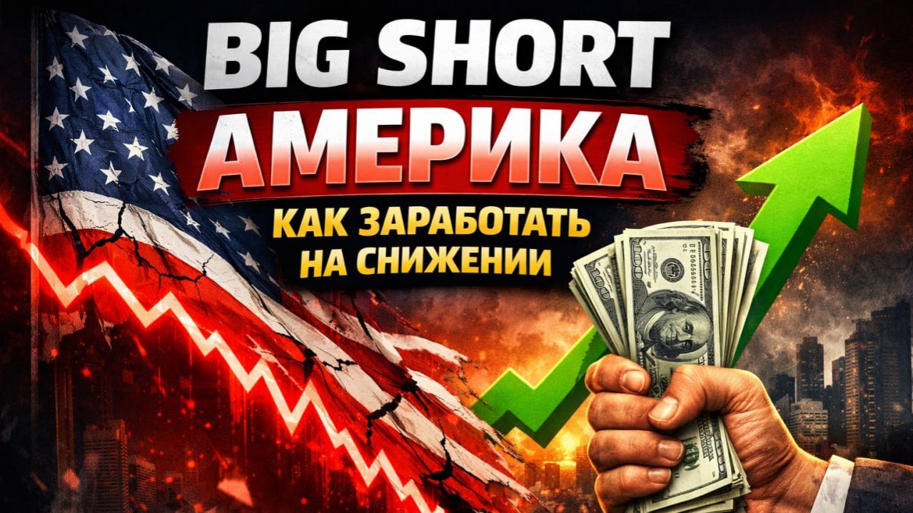 BIG SHORT Америка! Как заработать на снижении.