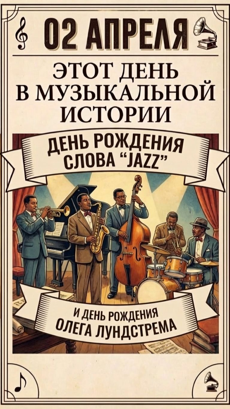 02 апреля родился Джаз и Олег Лундстрем