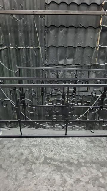 2 апреля 2026г.Ограда ритуальная мусульманская,окрас черный матовый.