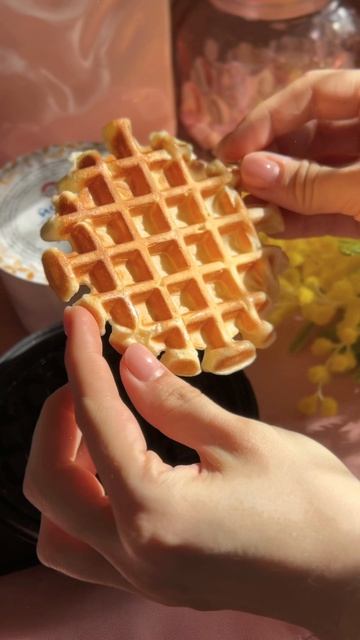 Вафли на йогурте