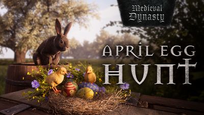 Medieval Dynasty Событие  Апрельская охота: пасхальные яйца