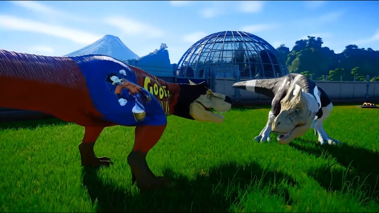 Битва Динорзавров. Динозавры. Тирекс.