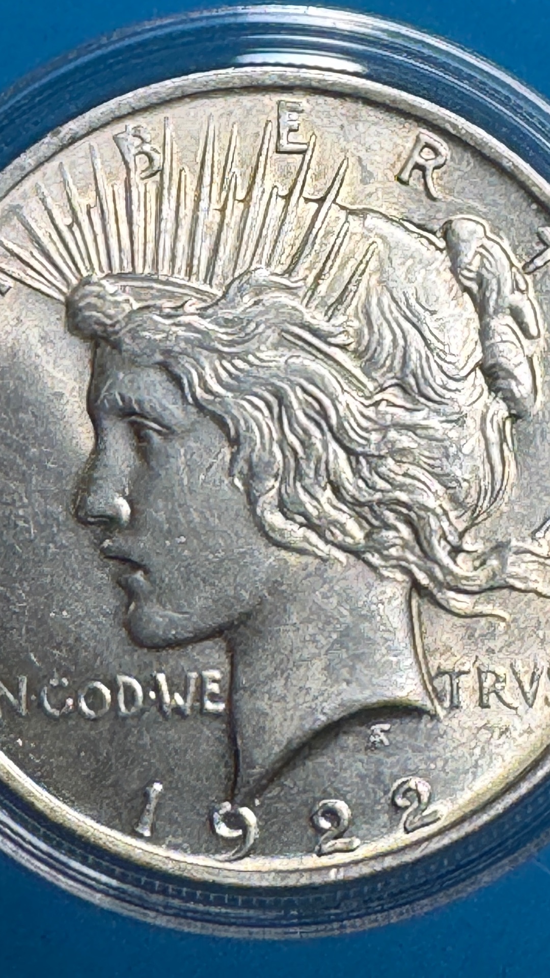 1 доллар 1922 США Мирный доллар БЛЕСК Серебро 900 проба