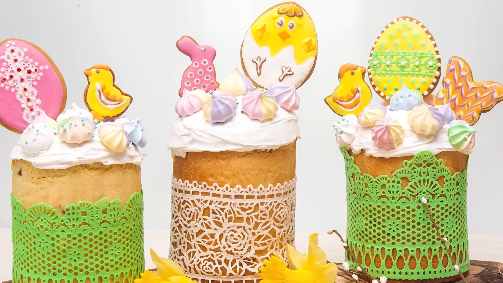 Творожный кулич с заварным кремом - рецепт на Eda.video