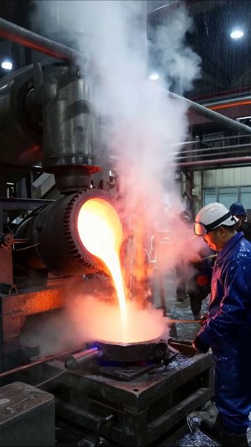 Литейное производство: Искусство в действии #литейное #металлургия #производство