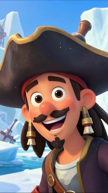 Приключения пиратов в ледяной стране #приключения #пираты #анимация