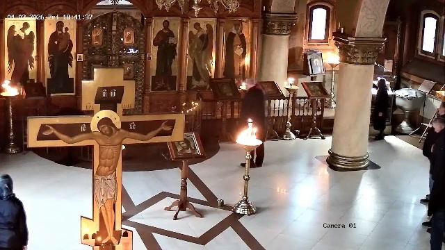 Литургия преждеосвещенных даров. 03.04.2026г. 18.00