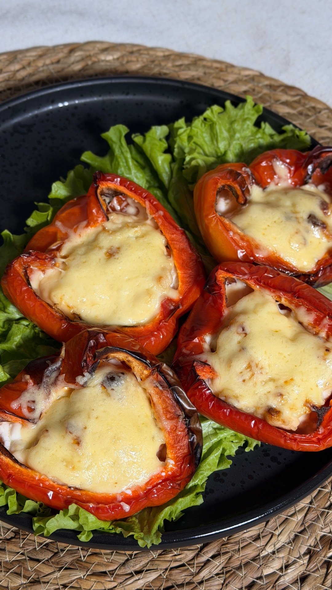 Фаршированные перцы с сыром