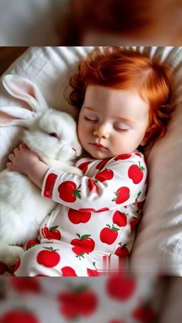 Детская милая колыбельная с зайчиком.