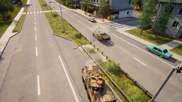 Общевойсковой бой на Нарве в SQUAD 10.3