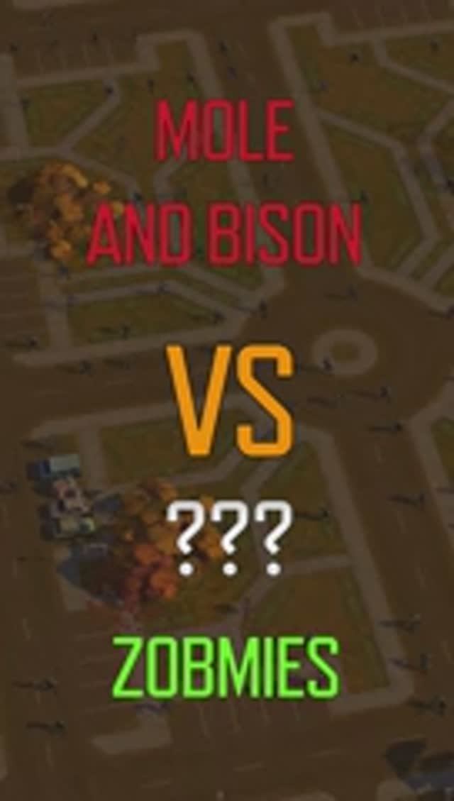 Крот и Бизон VS Зомби (Art Of War 3 RTS)