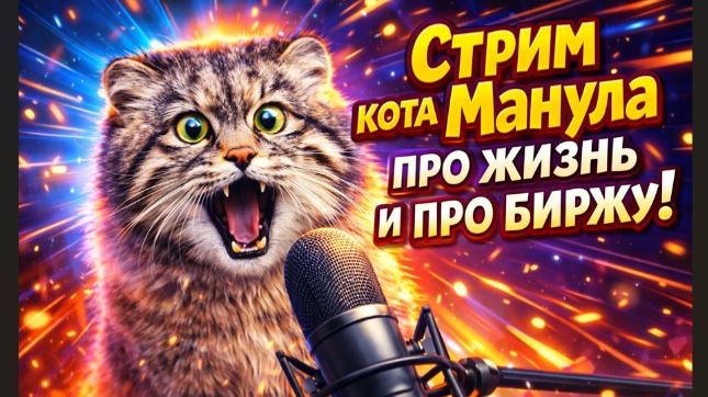 Стрим кота Манула про жизнь и про биржу!