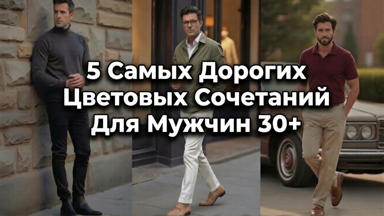 7 Самых ДОРОГИХ Цветовых Сочетаний в Мужской Одежде | Мужской Стиль 2026