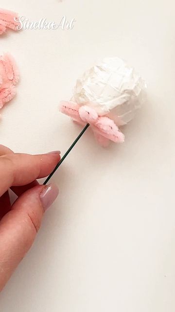 Хризантема из Синельной проволоки своими руками пошагово для начинающих  | идея подарка