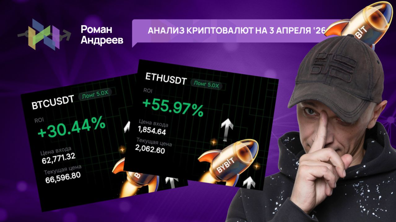 Обзор криптовалют от 03.04.2026 | Роман Андреев