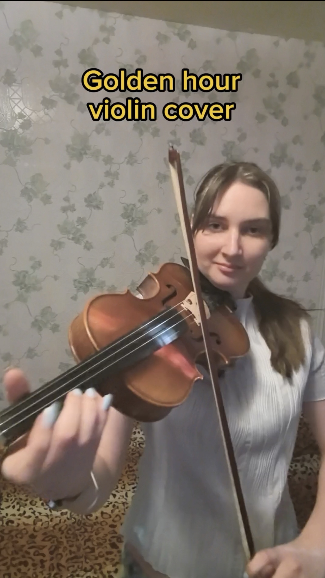 Golden Hour - Юлия UY Violin Cover #юлияuy #jvke #goldenhour #cover #violin #скрипка #блогер #кавер