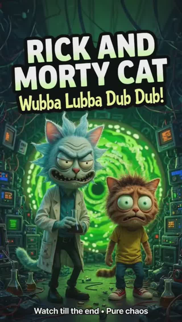 Рик и Морти в шкуре 🐈⬛! Полный сезон в закрытом канале!!!