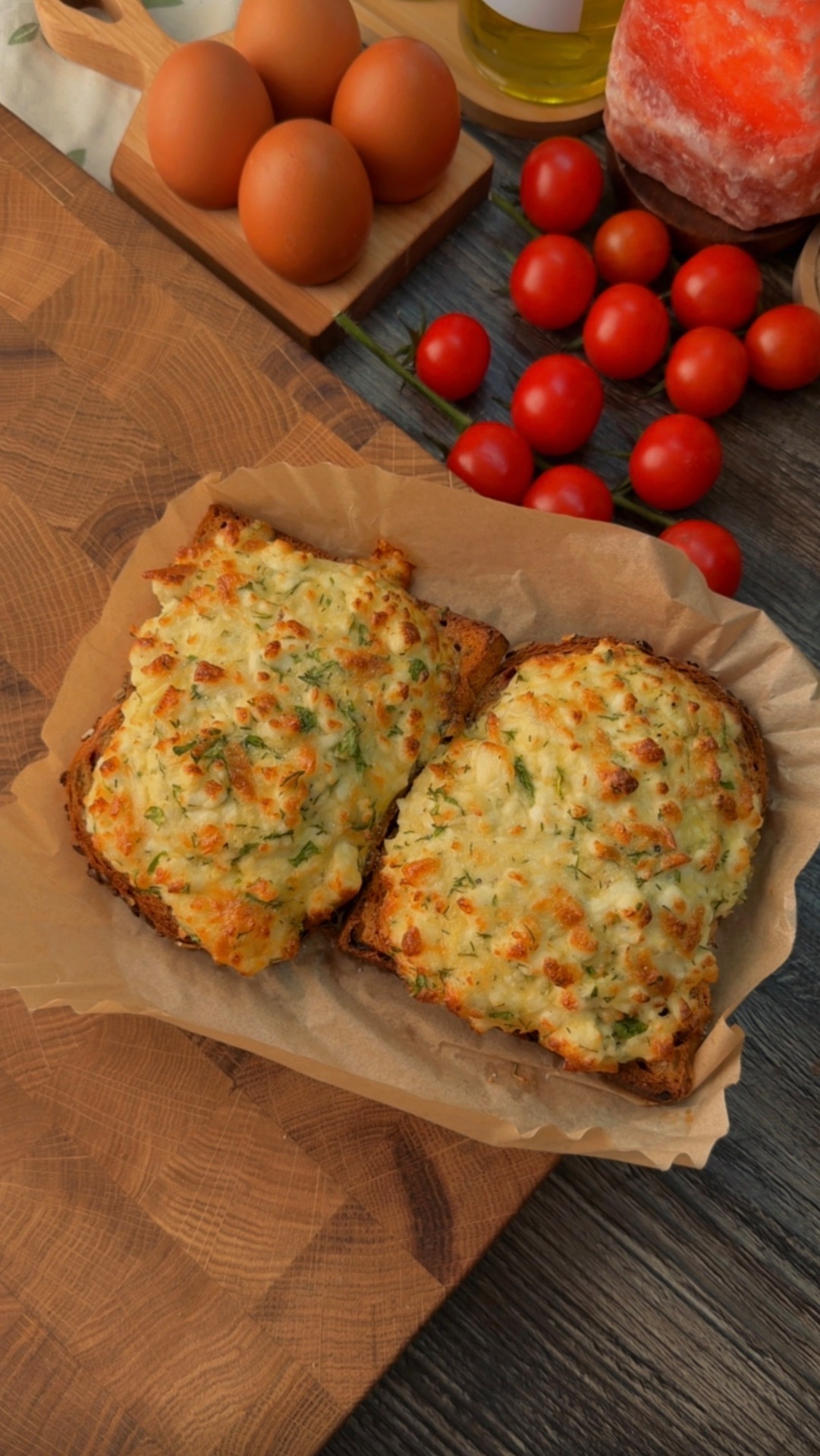 Сырно-творожный тост за 15 минут 🥪✨