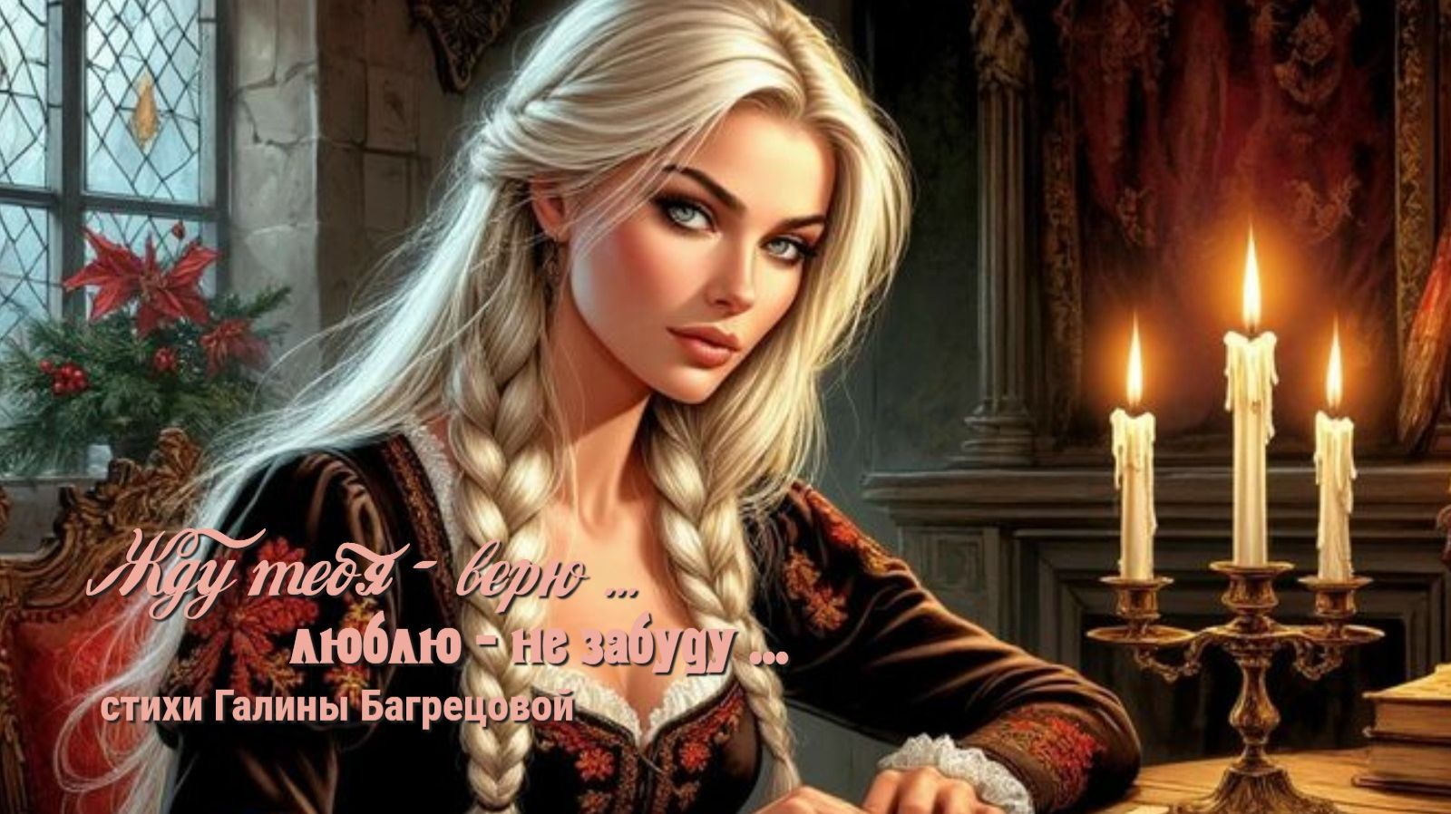 Жду тебя - верю, люблю - не забуду - стихи Галины Багрецовой