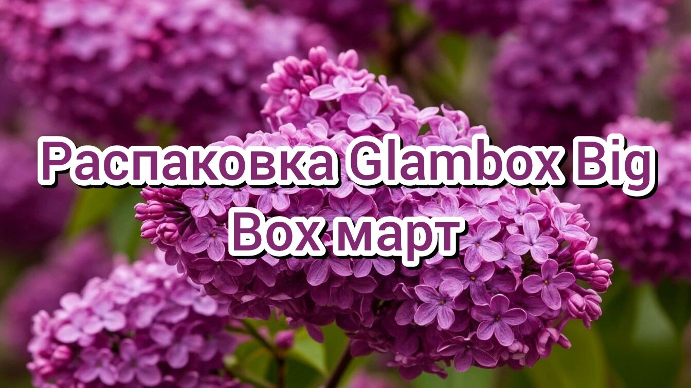 Распаковка коробочки красоты Glambox Big Box март/26