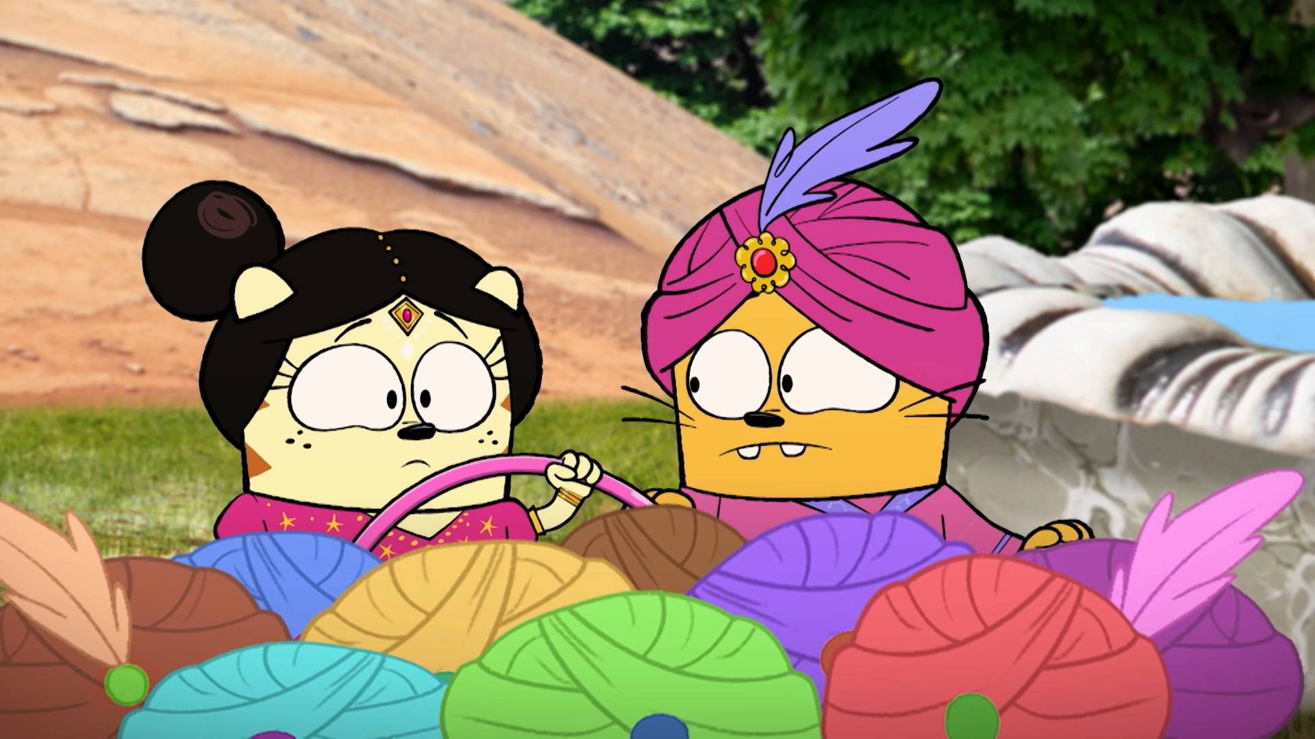 Олли и Мун,  17 серия. Небылицы в Индии