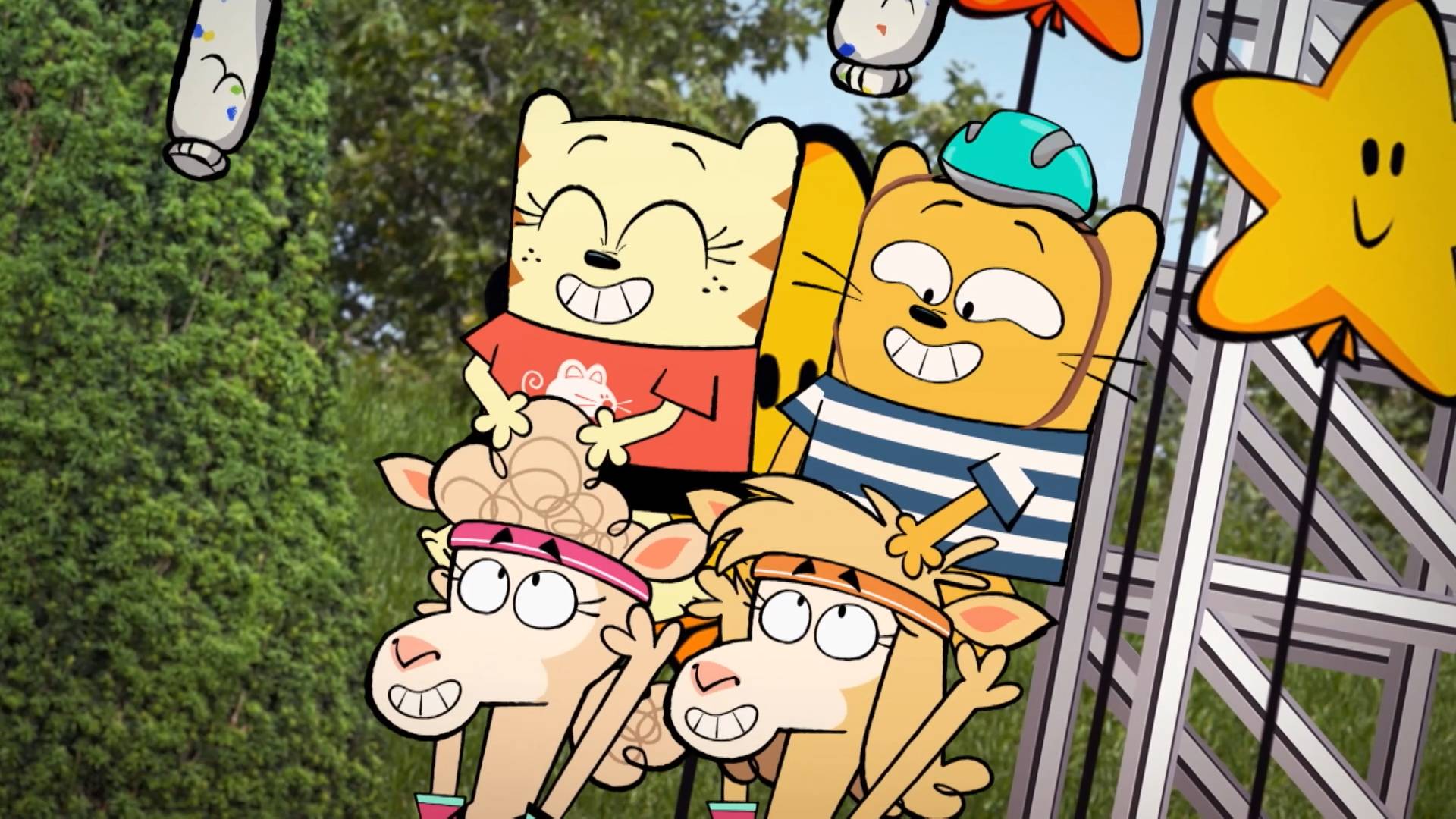 Олли и Мун,  48 серия. Новозеландский чемпионат по вязанию