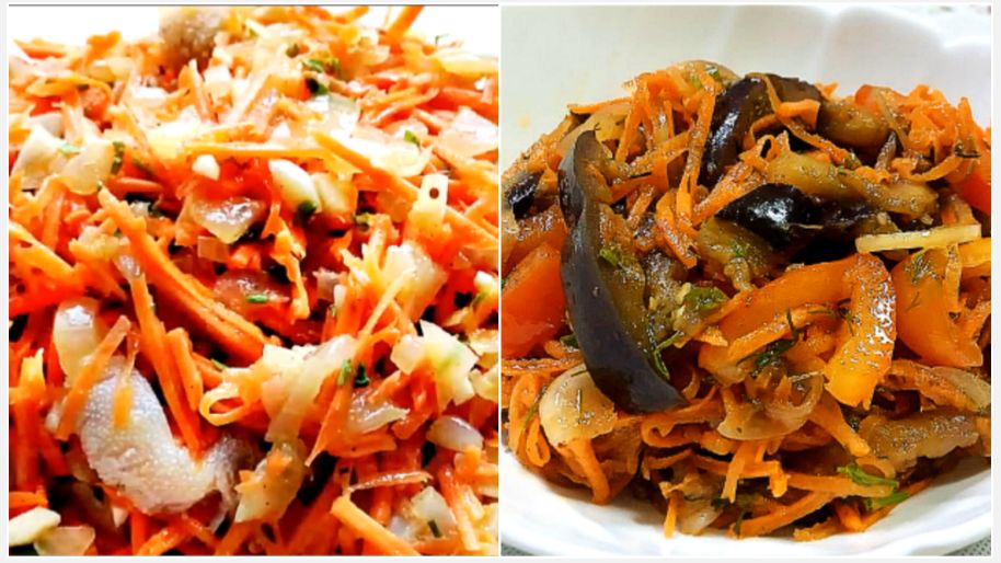 ХЕ (два рецепта салатов по-корейски)! Очень вкусные салаты для любителей остренького!