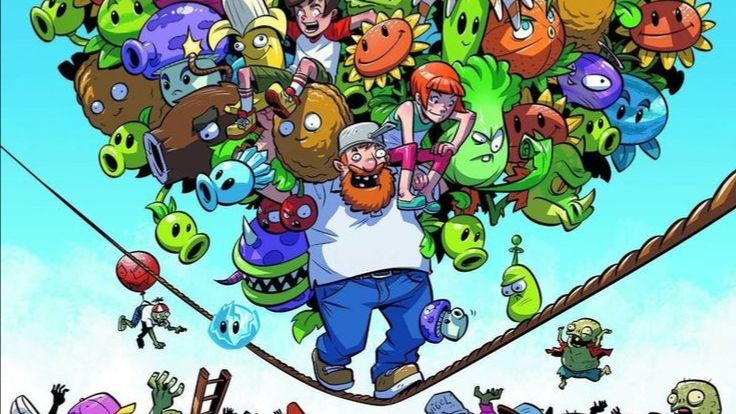 Зомби против растений.