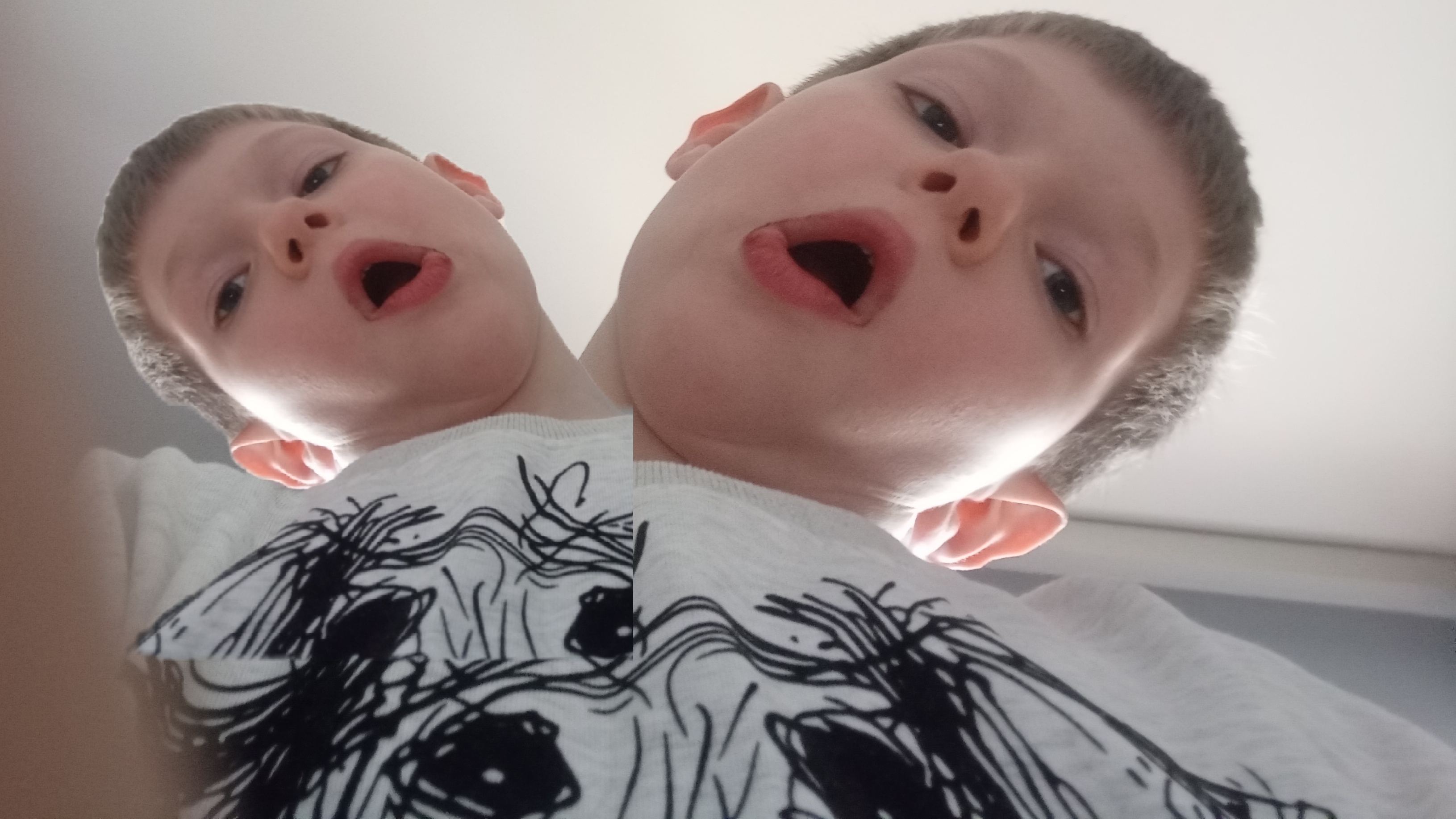 я нарисовал себе 2 ГОЛОВУ