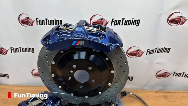 Краткий видео обзор на усиленную тормозную систему Brembo GT6 для передней оси, автомобиля BMW X5G05