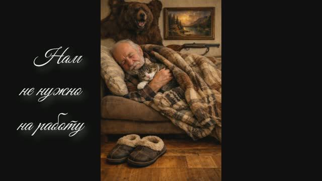 Нам не нужно на работу. Песня. Слова Владимира Ошуркова. Работа с нейросетью.
