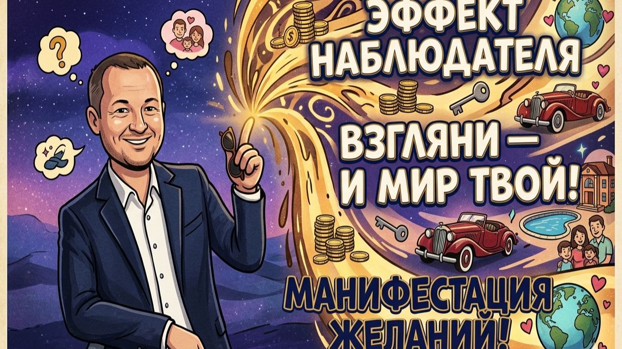 Для состояния счастья ничего не нужно делать. Эффект наблюдателя. Манифестация желаний.