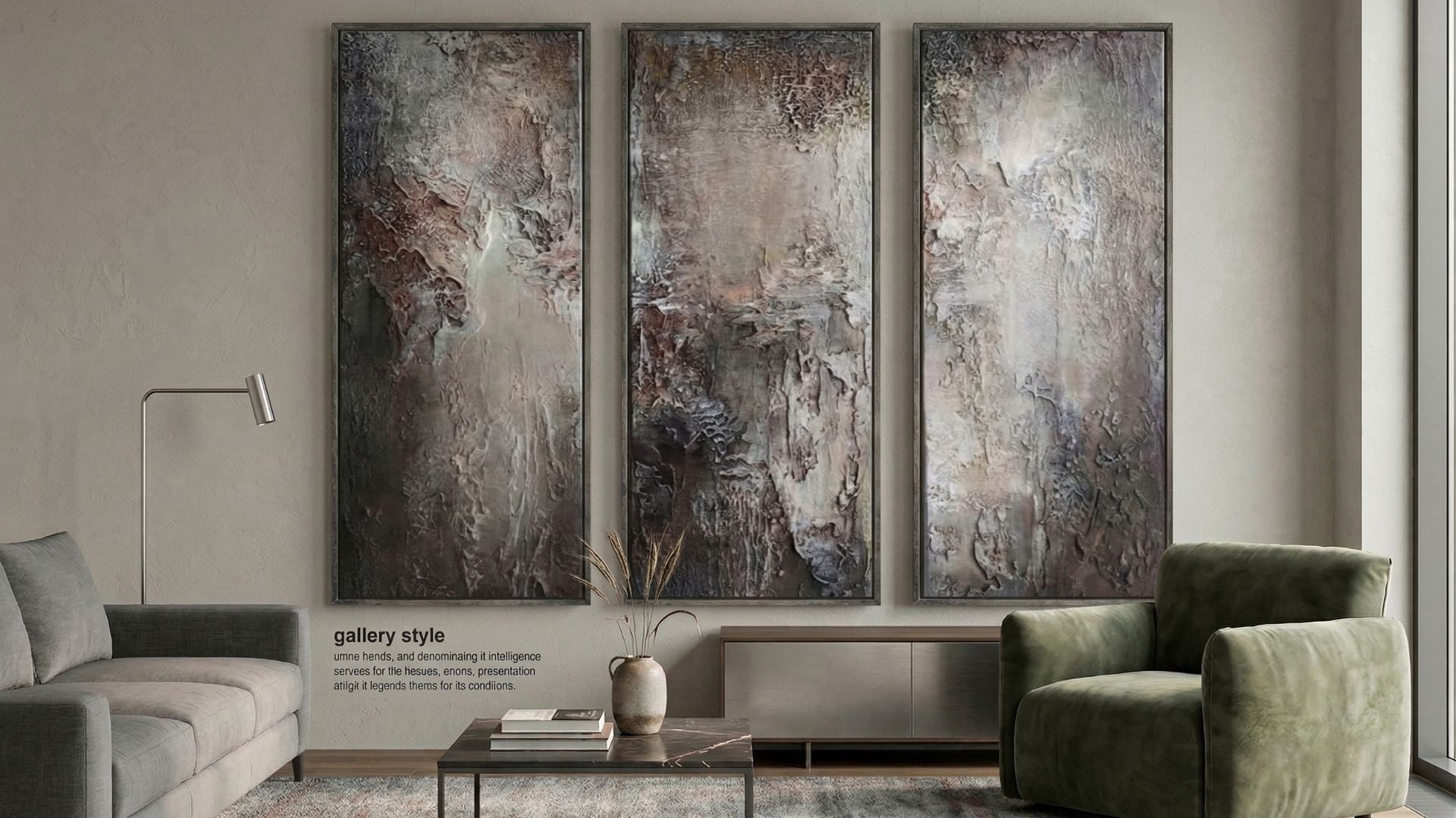 СЕКРЕТНЫЙ Элемент и МИНИМУМ вложений в ремонт стен | Триптих | Декоративная Штукатурка