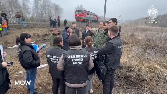 Под Ульяновском, где поезд № 302 Москва — Челябинск сошел с рельсов