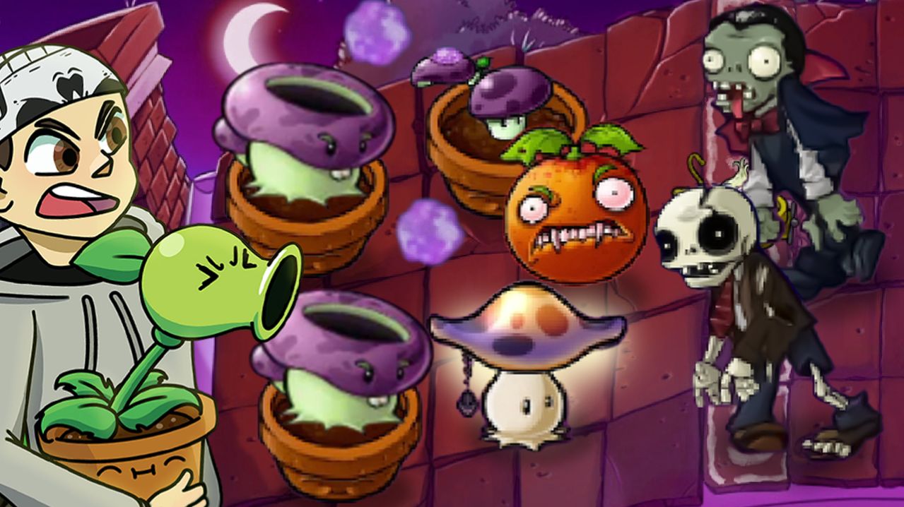 DLC МОД РАСТЕНИЯ ПРОТИВ ЗОМБИ! ВАМПИРЫ, СКЕЛЕТЫ, НОВЫЕ ГРИБЫ! ► Plants Vs. Zombies DLC #01 ПвЗ | PvZ