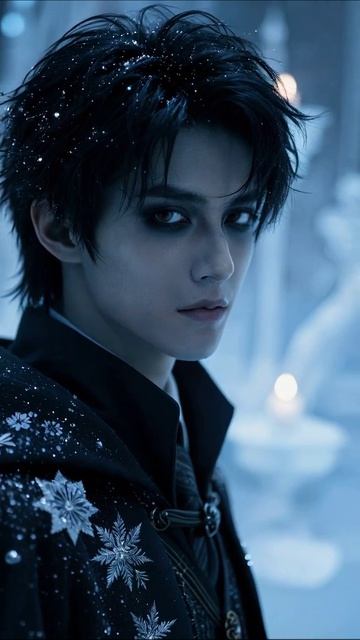 Загадочный герой зимней сказки #фантазия #зима #герой