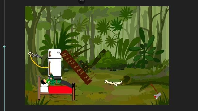 Русский солдат в мире с динозаврами часть 1