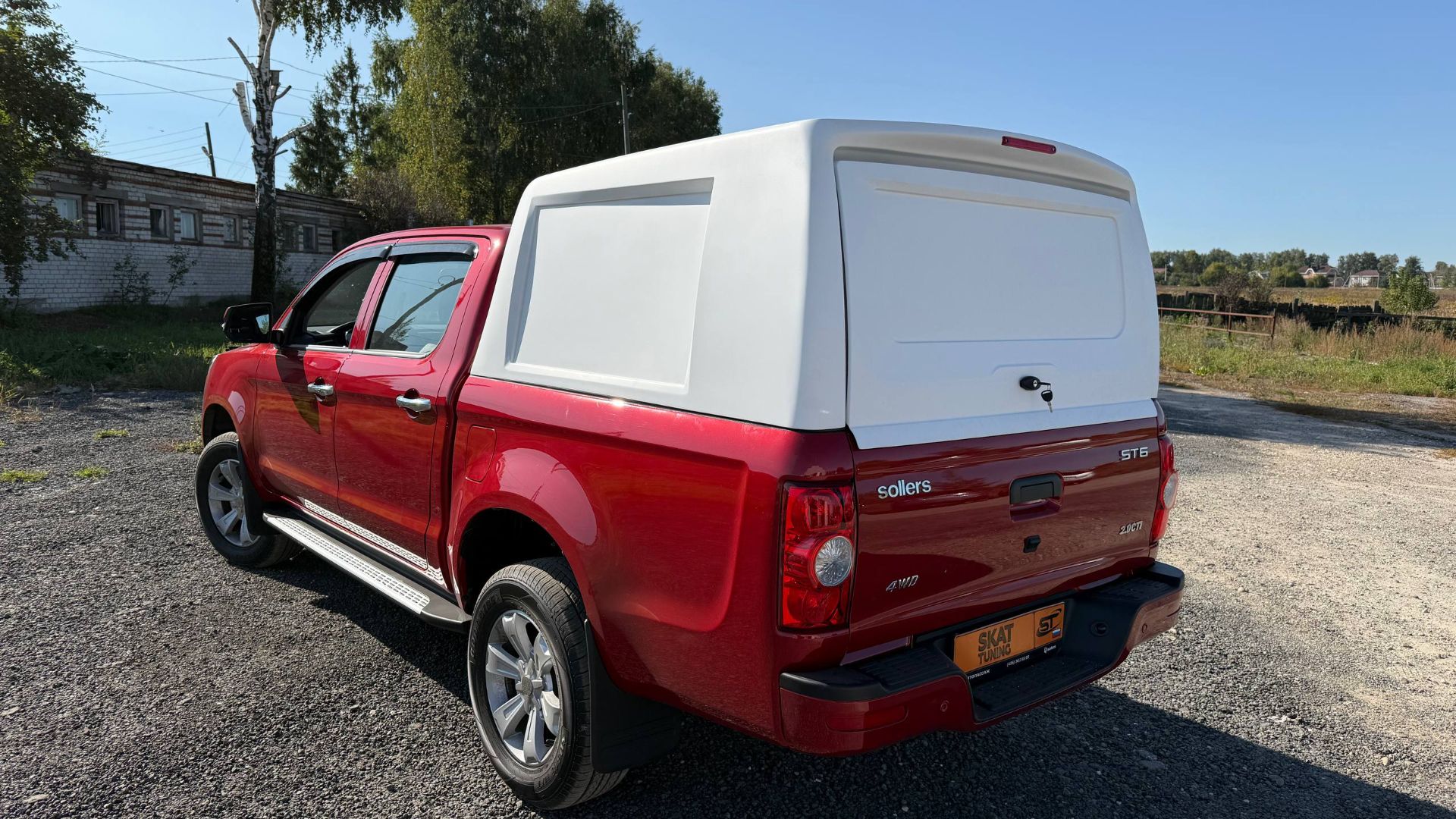 🔧 Впечатляющий апгрейд: кунг СКАТ с увеличенным объёмом на Sollers ST6! 🚛