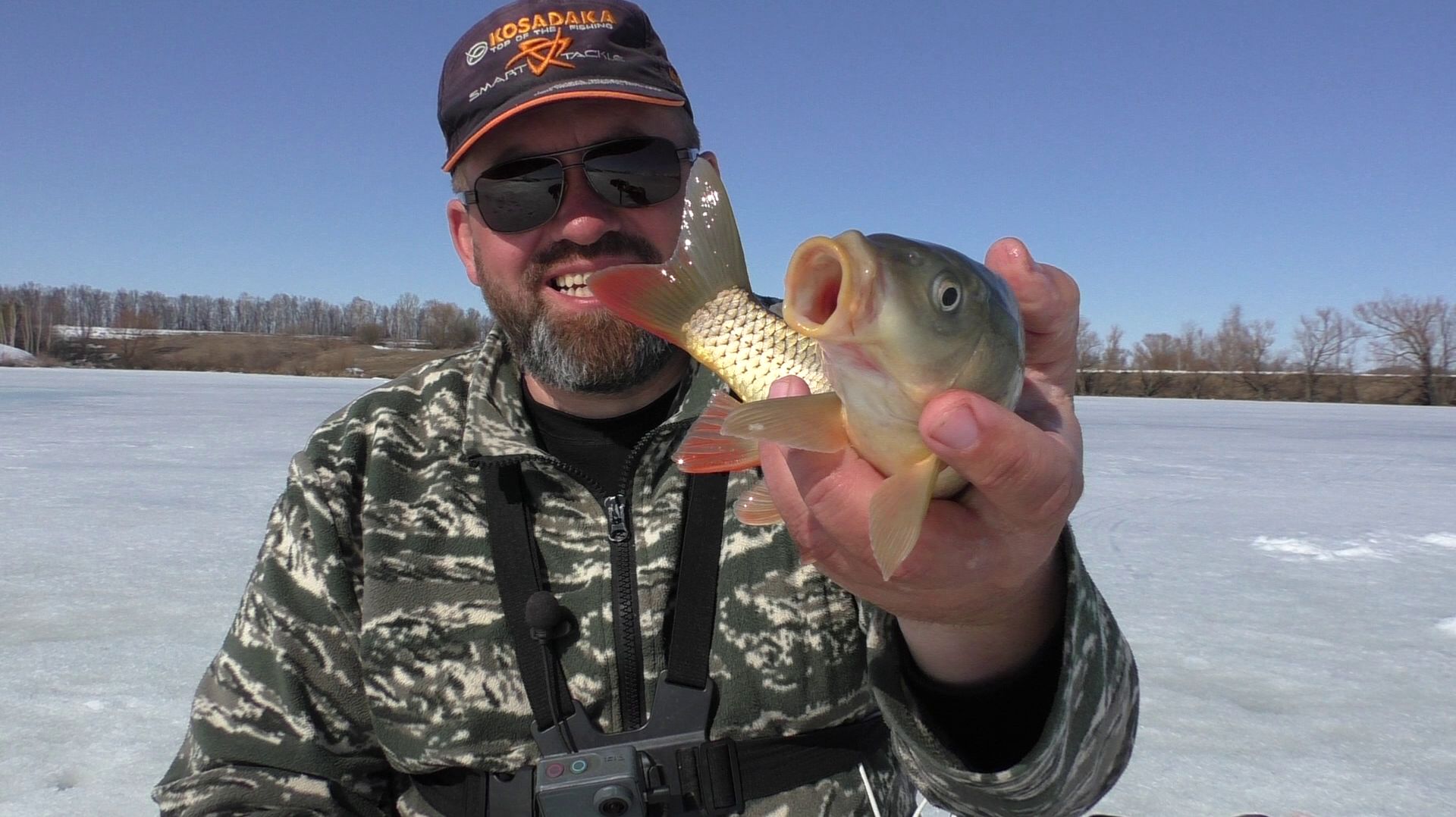 КАРПОВАЯ РЫБАЛКА И ЗАКРЫТИЕ СЕЗОНА ЛОВЛИ СО ЛЬДА.