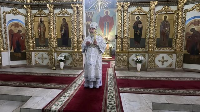 Проповедь епископа Максима в Лазареву субботу