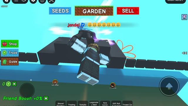 вырасти сад в роблоксе