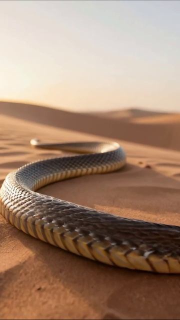 Змеи в пустыне: удивительное приспособление к жизни #природа #пустыня #змеи