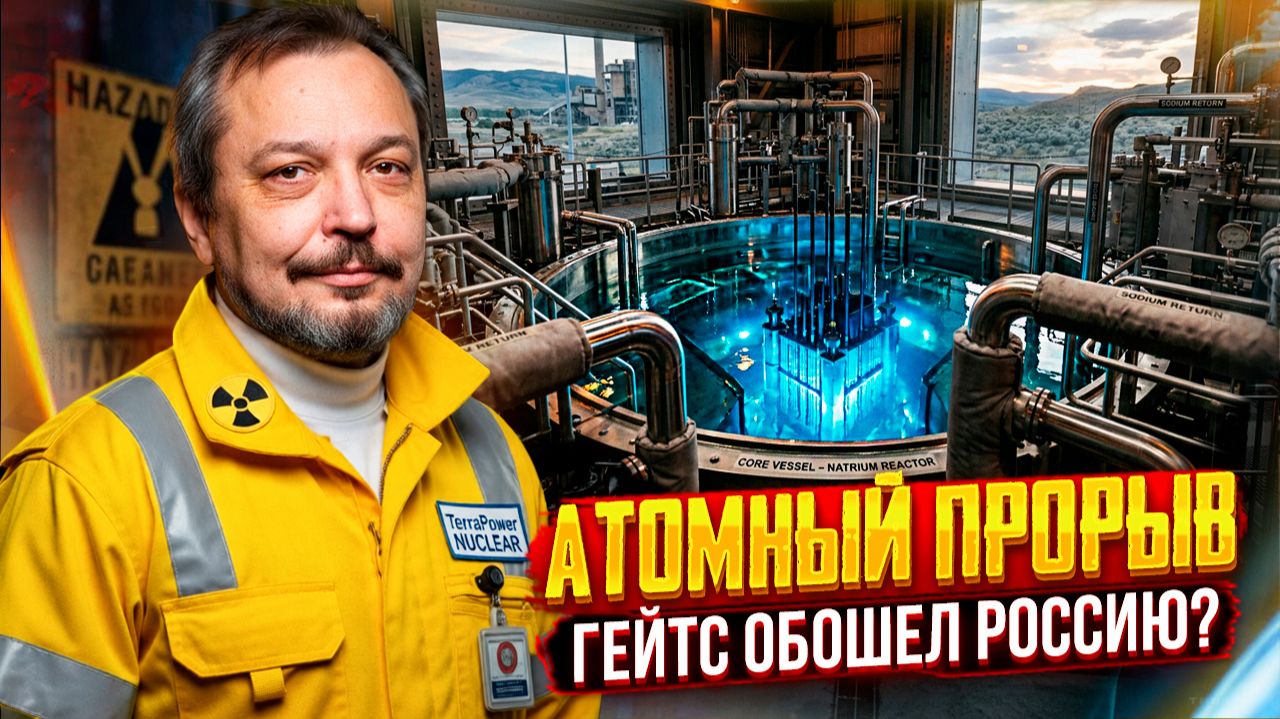TerraPower NATRIUM: Атомный прорыв в США! Гейтс обошел Россию?