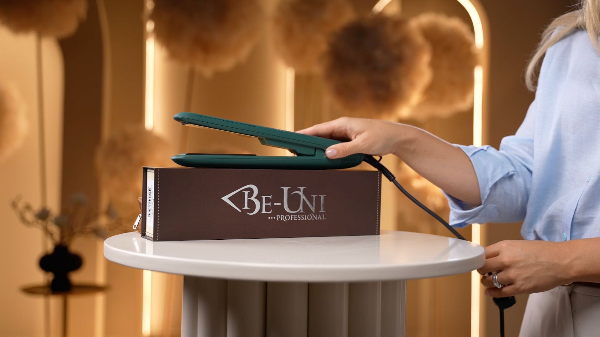 Утюжок с обдувом Be-Uni Professional ( арт. BE129 ) Коллекция Золотой Титан