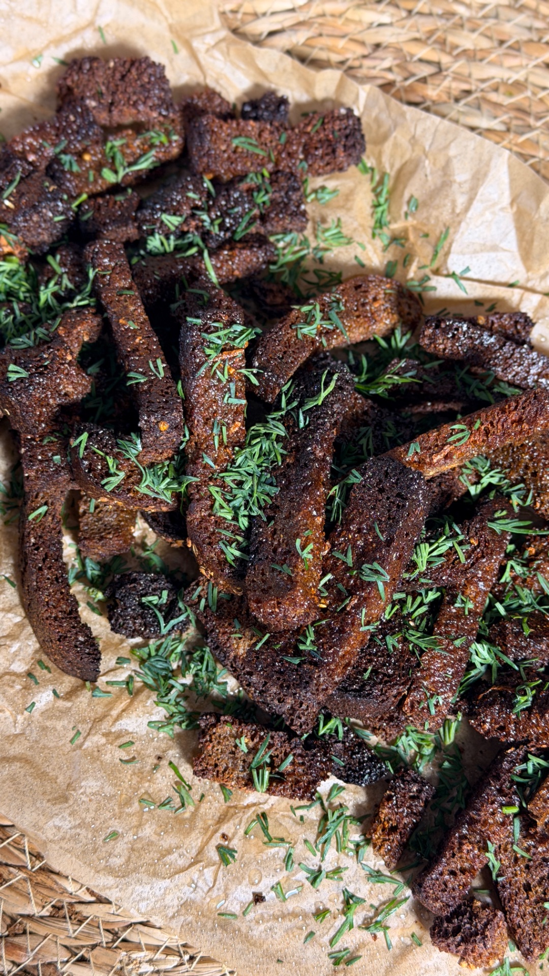 Домашние гренки к фильму😉