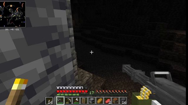 играю в выживание с миниганом