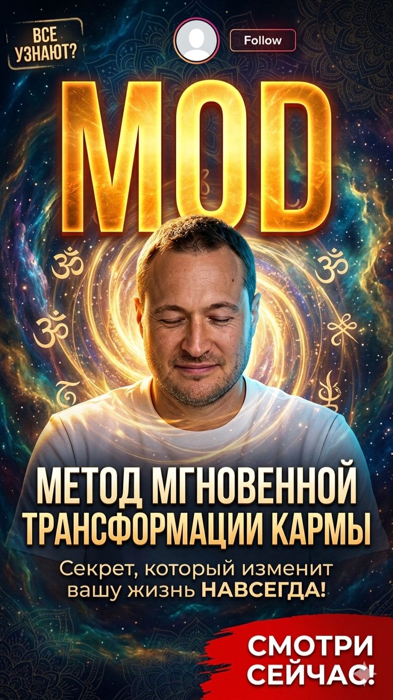 MOD - метод мгновенной трансформации кармы